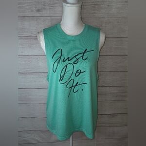 The Nike Tee Athletic Cut Dri-fit Graphic Tank Size Medium